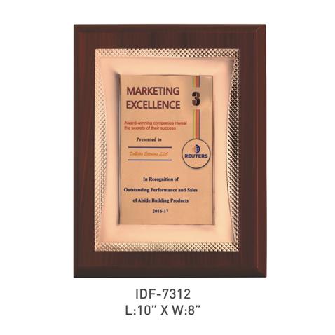 Marketing Excellence Wooden Award