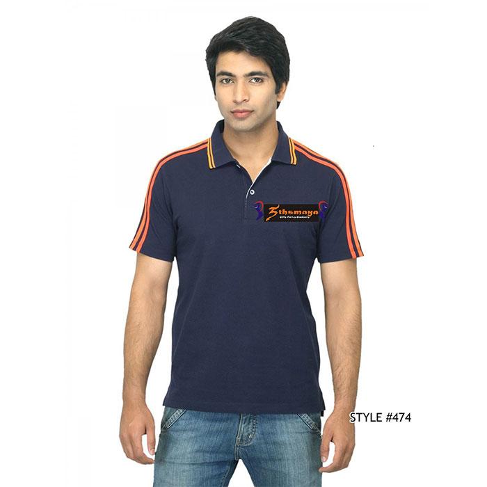 Clay Blue Collar T-Shirt