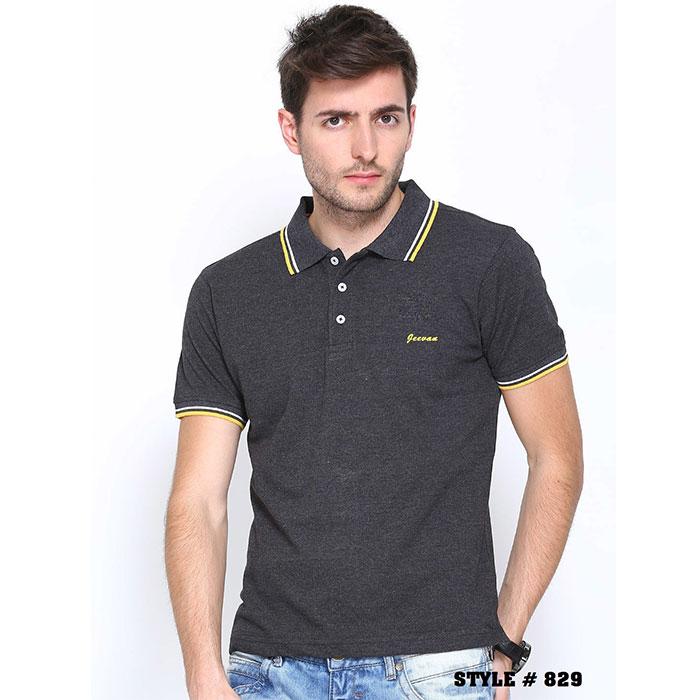 Abbey Grey Collar T-Shirt