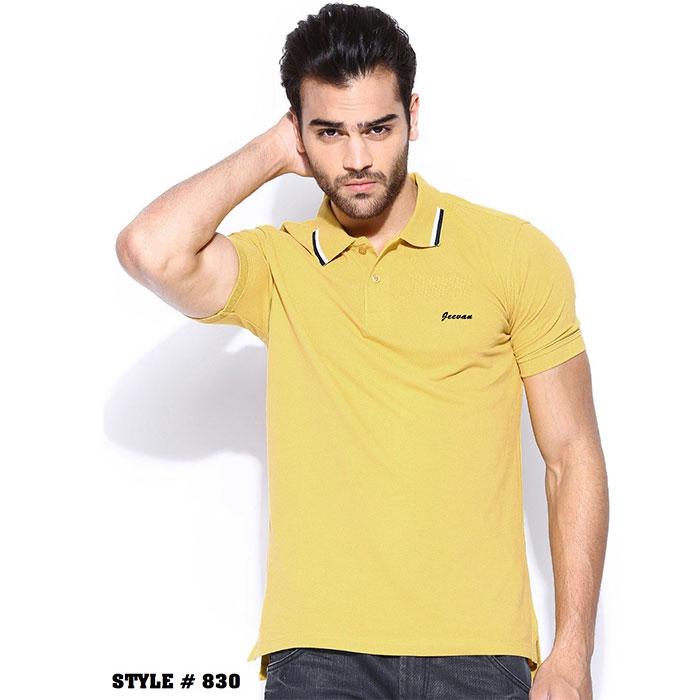Golden Sand Collar T-Shirt