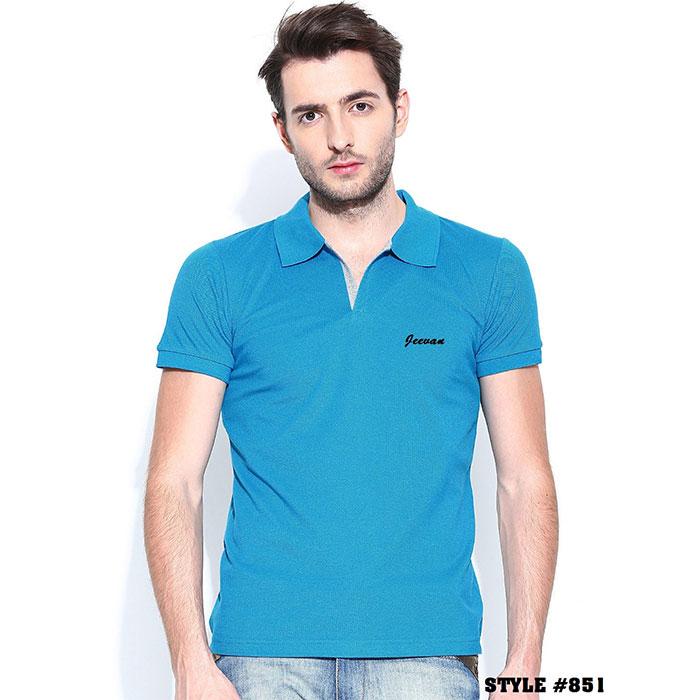 Scooter Blue Collar T-shirt