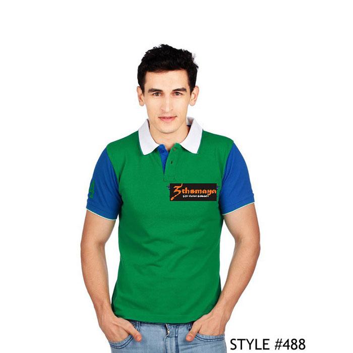 Fun Green Collar T-Shirt