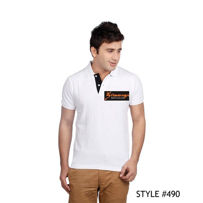 White Collar T-Shirt