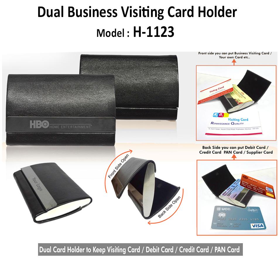Dual Business Visiting Cad Holder