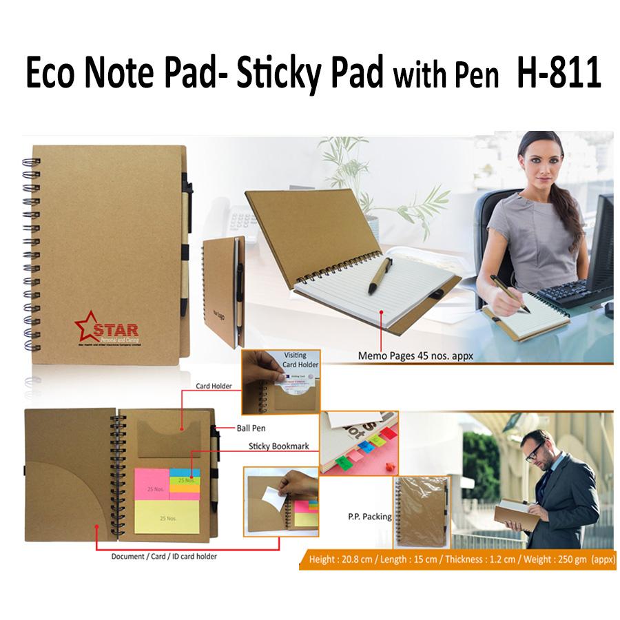 Eco Note pad With Pen 1