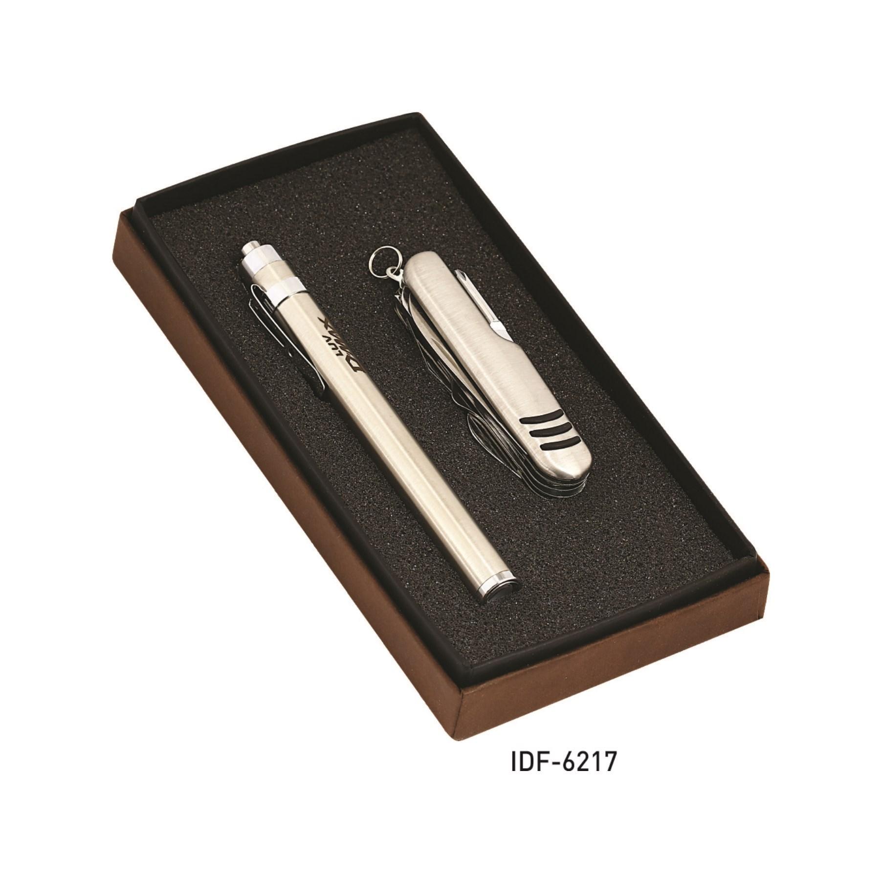 Gift Set Of Light Gold Pen And Toolkit