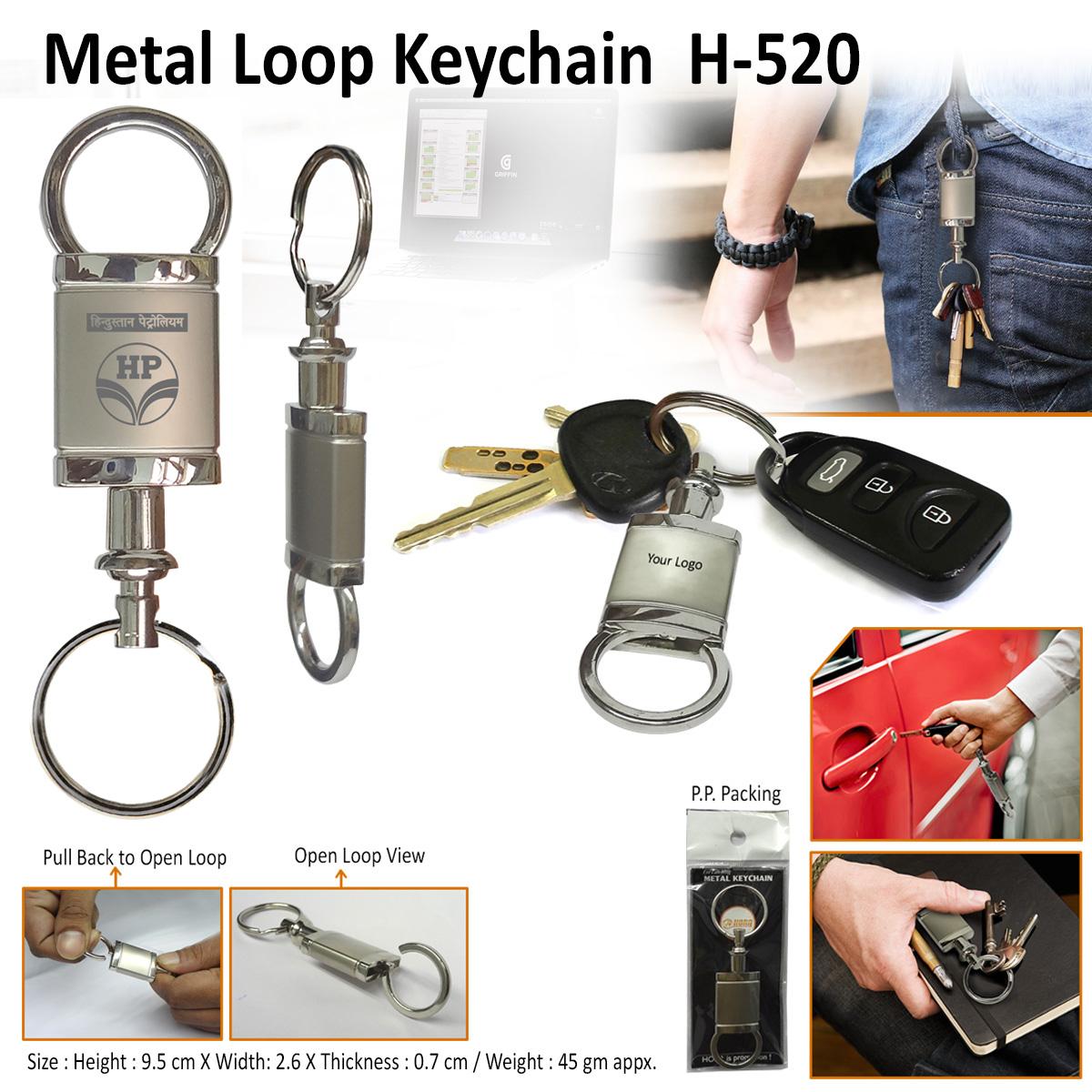 Loop Keychain Metal