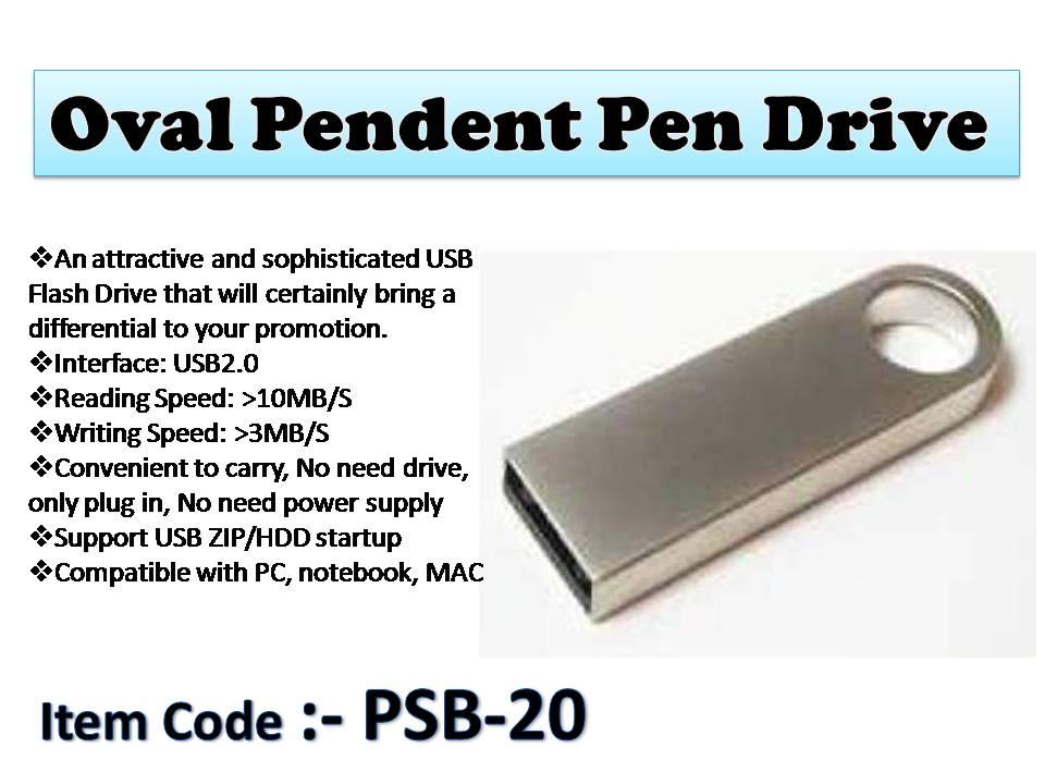 Oval Pendent Pendrive