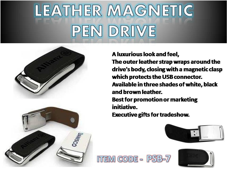 Leather Magnetic Pendrive