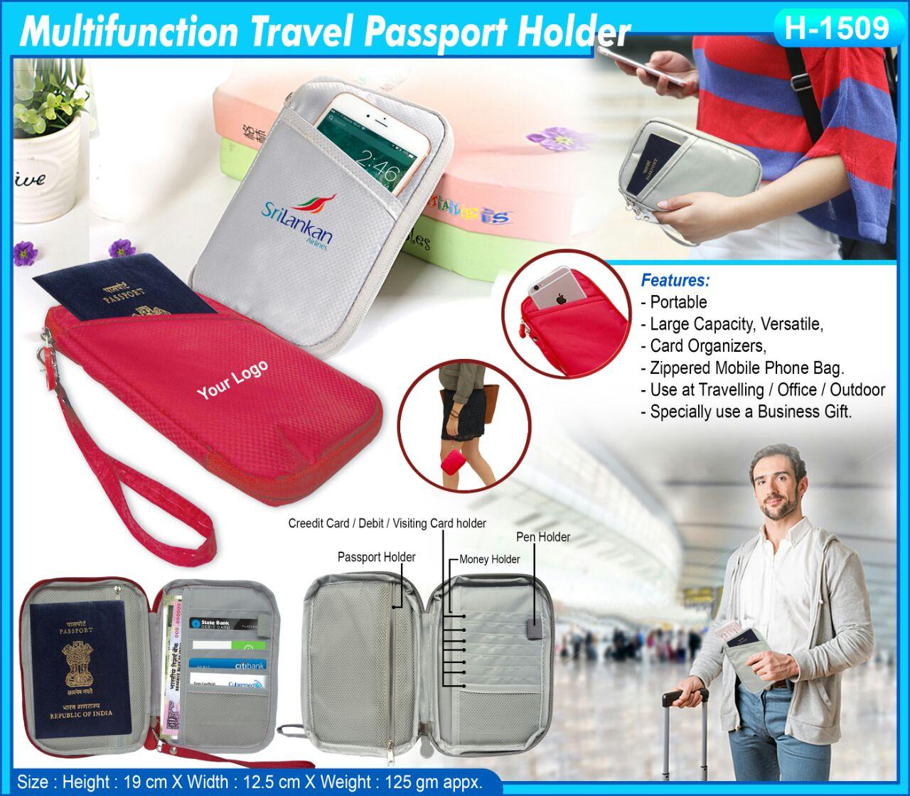 Multifunction Travel Passport Holder
