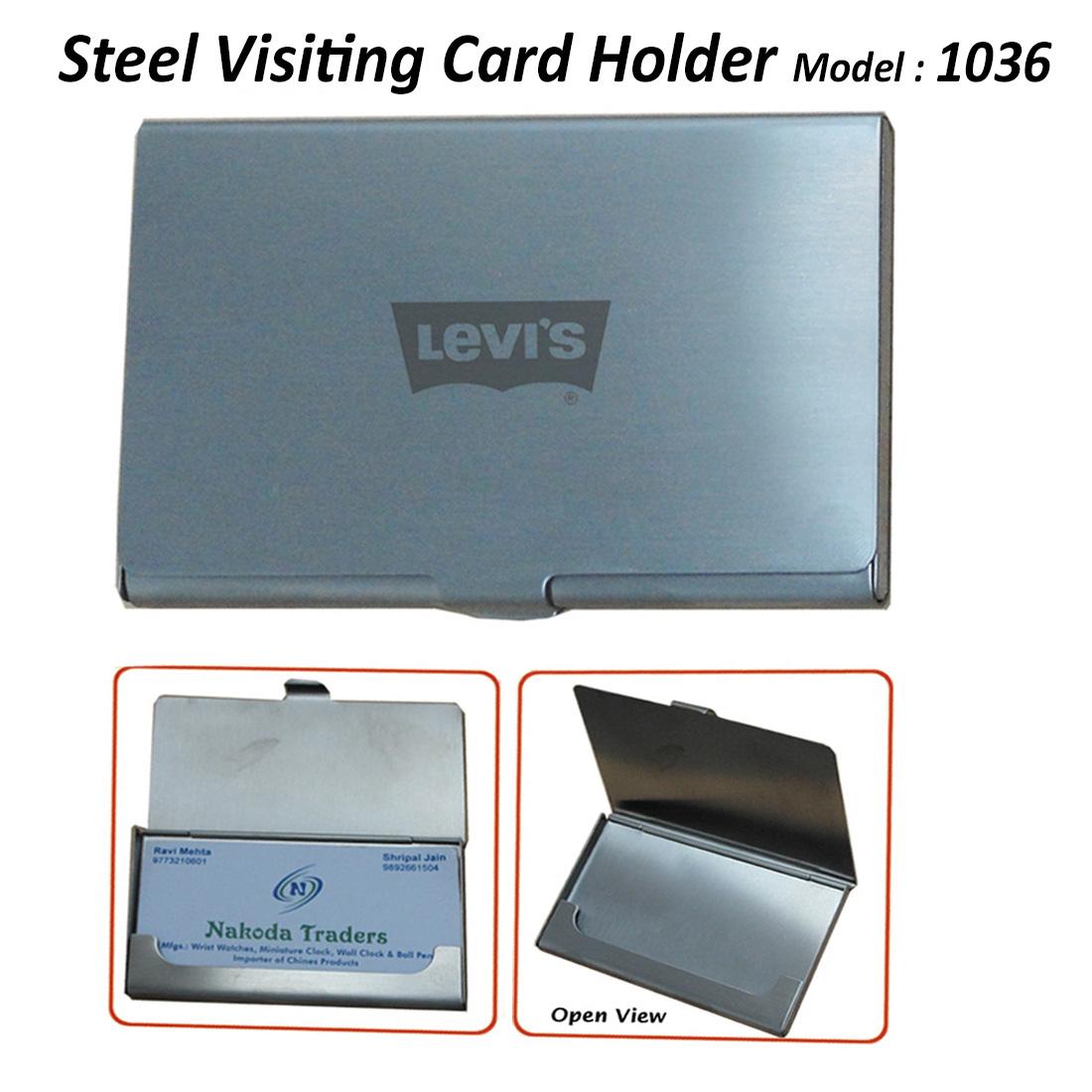 Steel visiting Card Holder