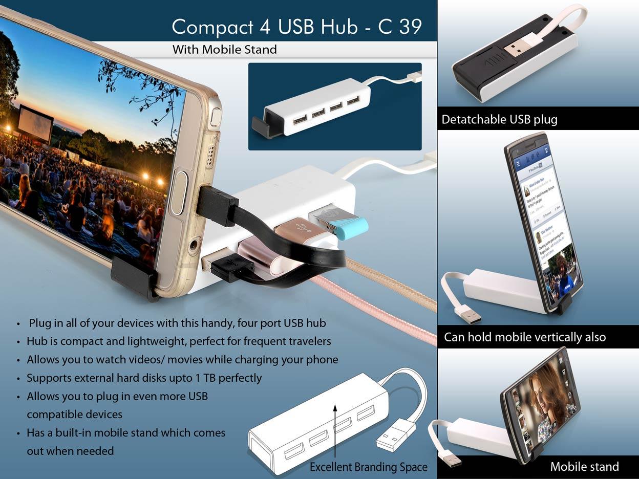 Compact 4 USB Hub