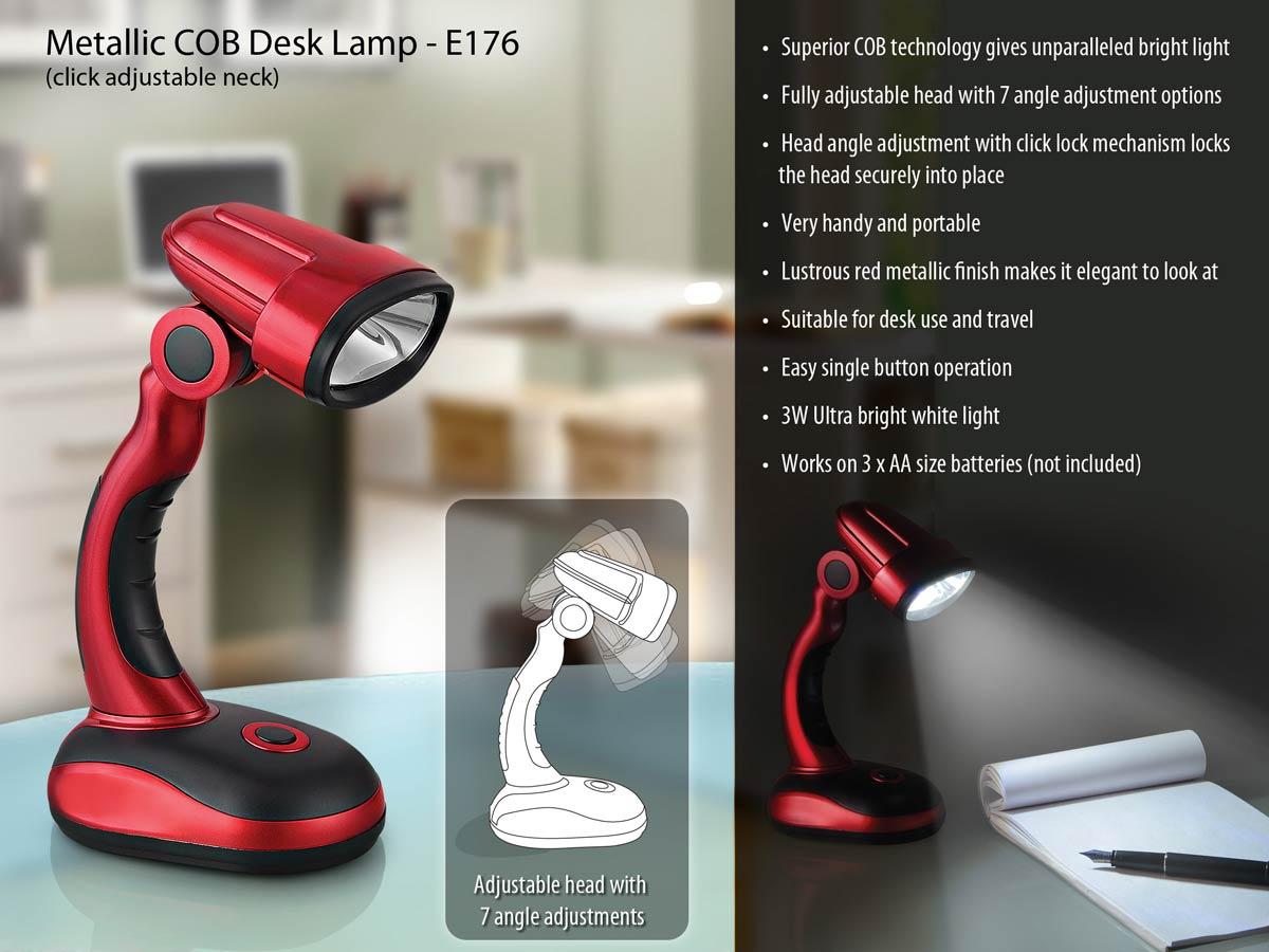 Metallic Cob Desk Lamp