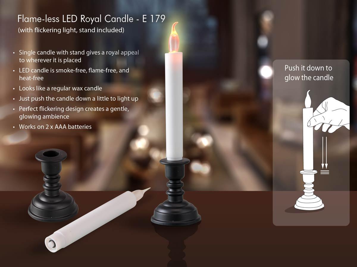 Flameless LED Royal Candle Flameless LED Royal Candle