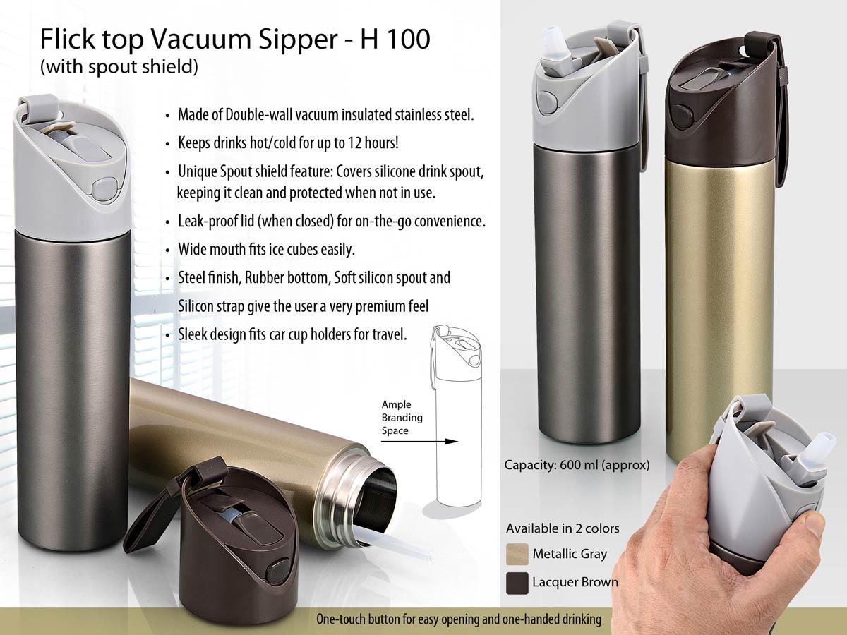 Flick Top Vaccuum Sipper