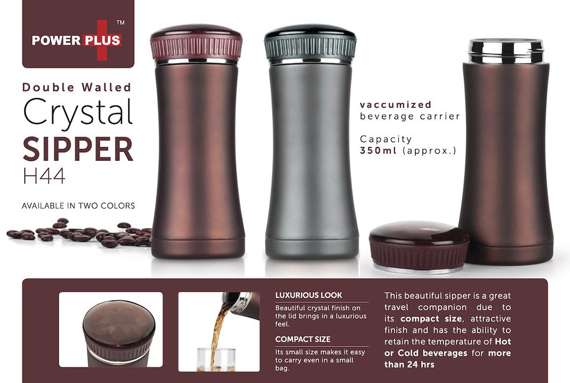 Double Walled Crystal Sipper