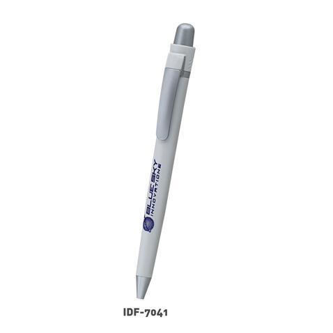 Plastic Grey Jumbo Clickable Pen