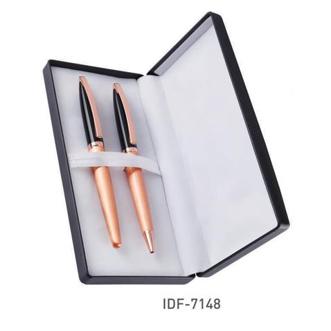 Two In One Boat Shape Gold Metal Pen