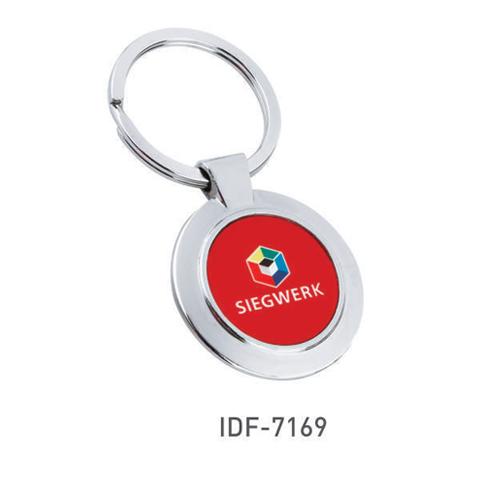 Round Metal Keychain 1