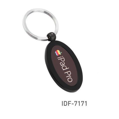 Metal Oval Keychain