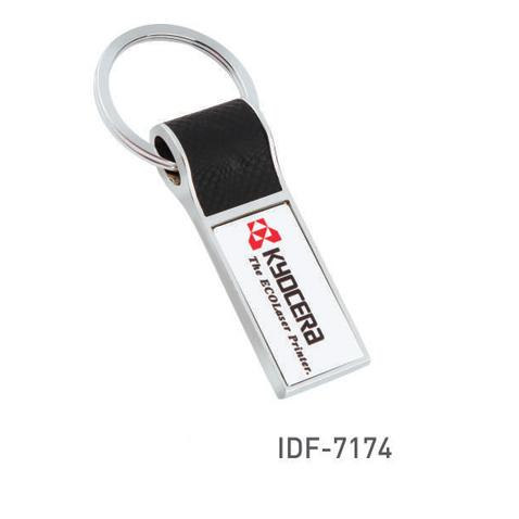 Metal Soft Pu Keychain