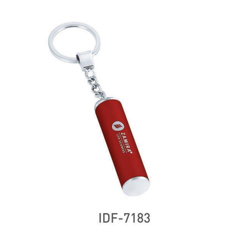 Laser Shape Red Keyring