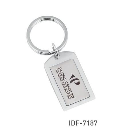 Rectangle Metal Keyring