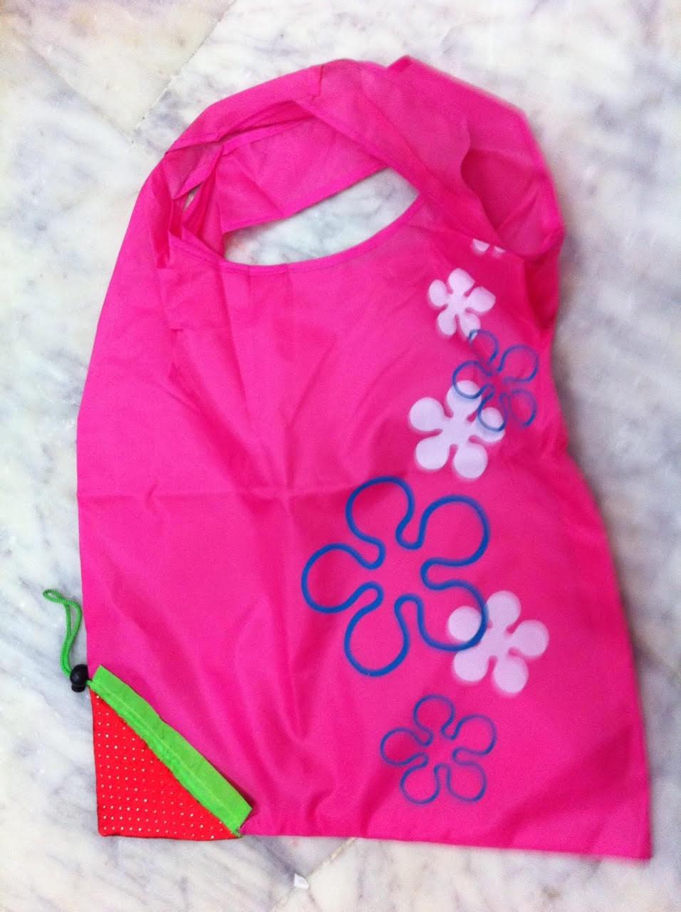 Designed Pink Color Bag