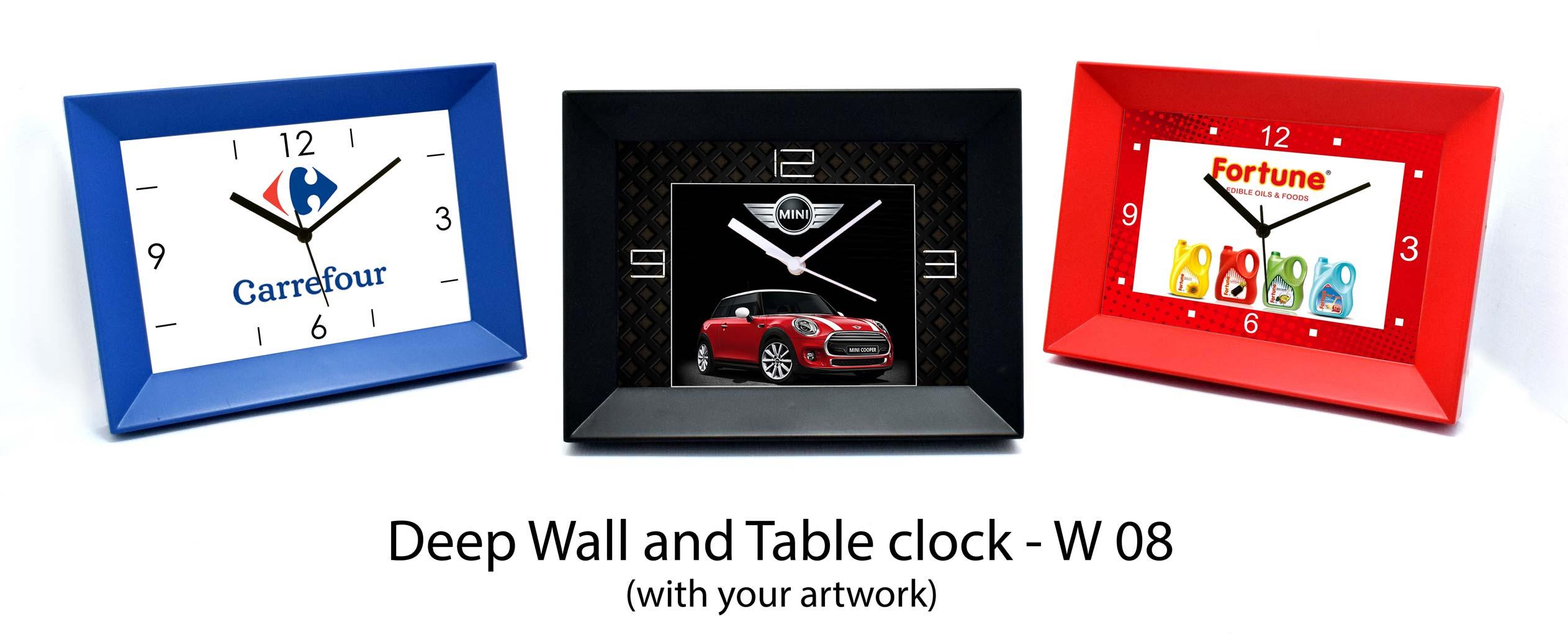 Deep Wall And Table Clock